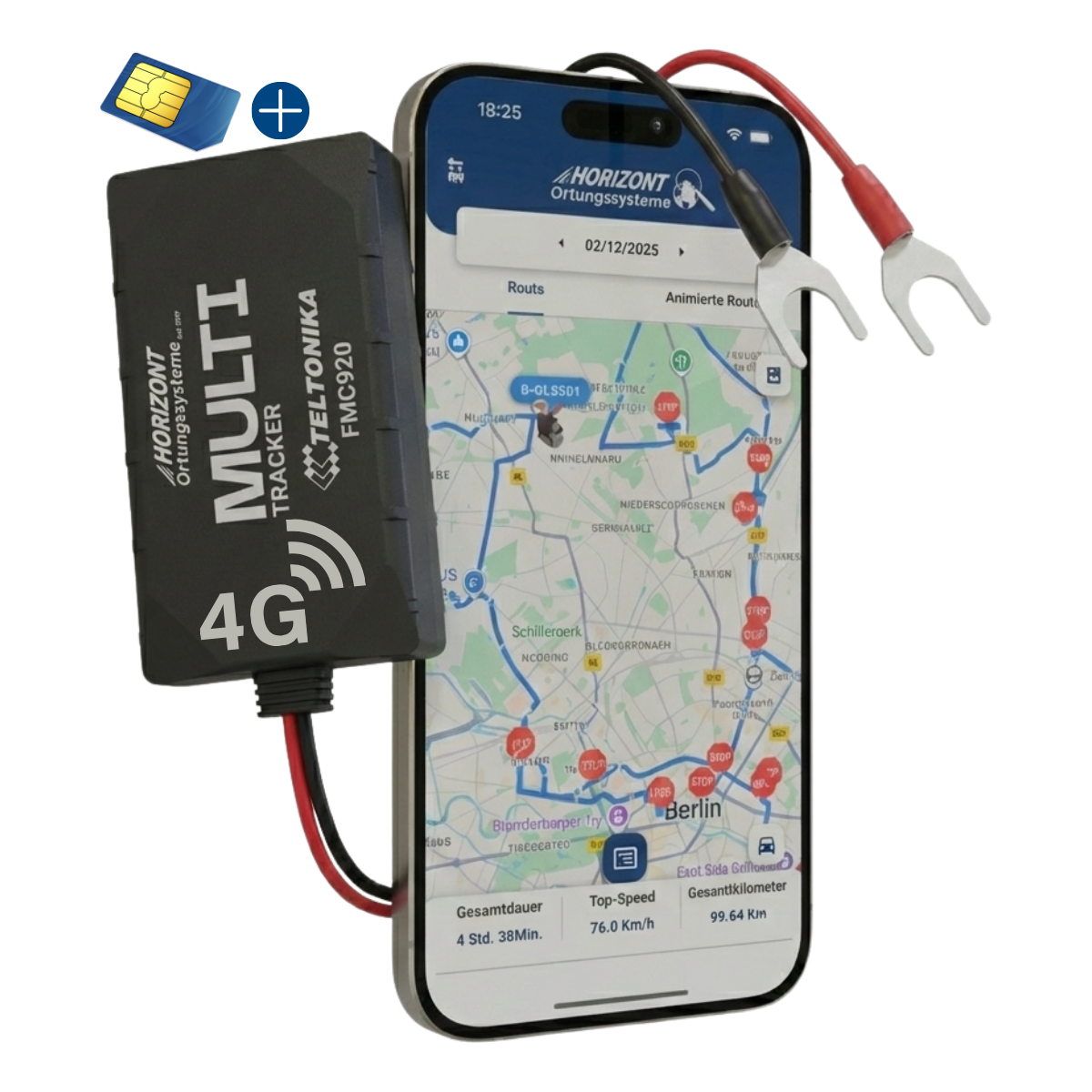 HORIZONT 4G-Ortung für PKW & LKW