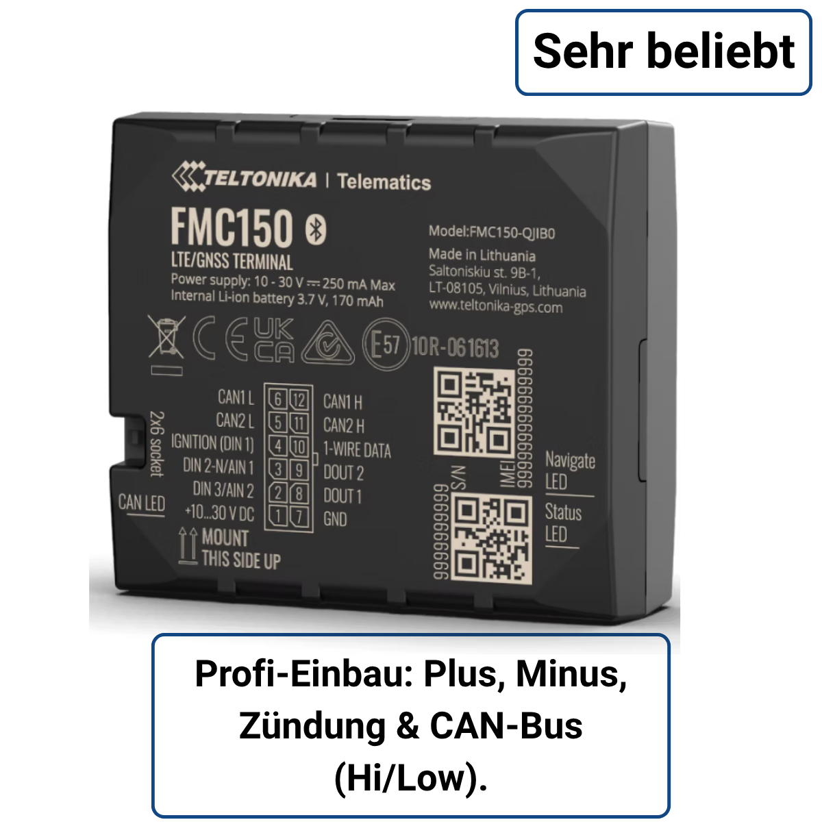 Exklusiv-Modell MAXI mit Tacho-Fernauslesen  |  Telematik für Flotten - resim 1