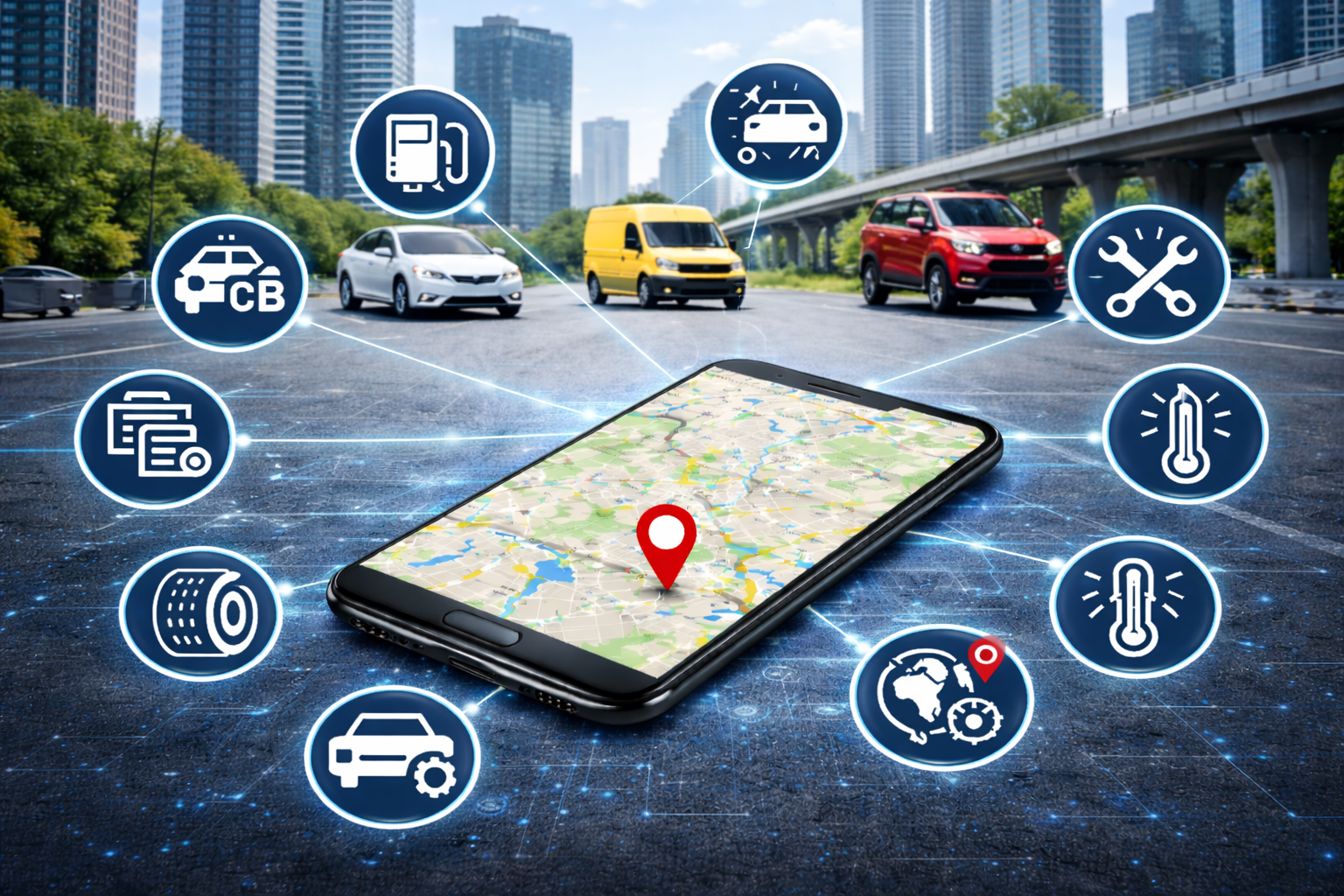 Fahrzeugortung App