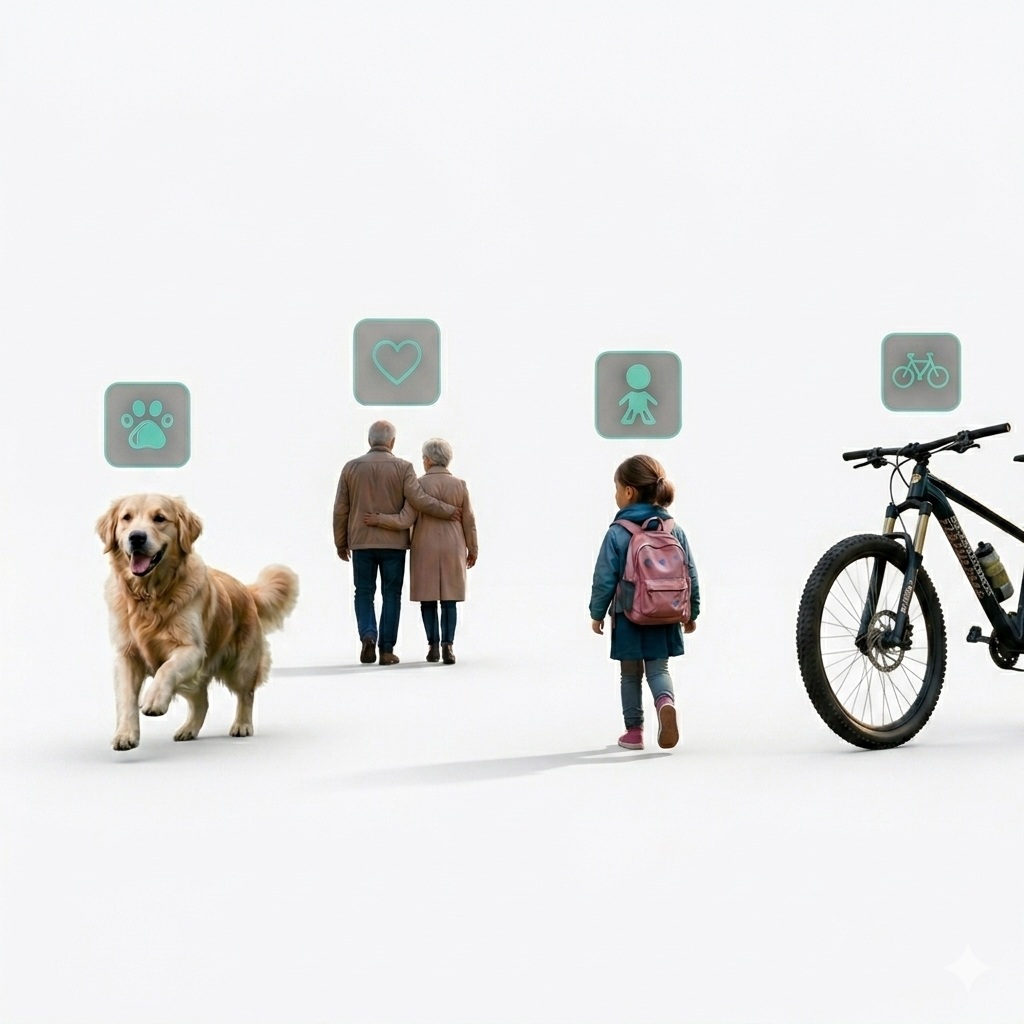 Mobile GPS-Ortung für Personen, Haustiere und Fahrräder - resim 1