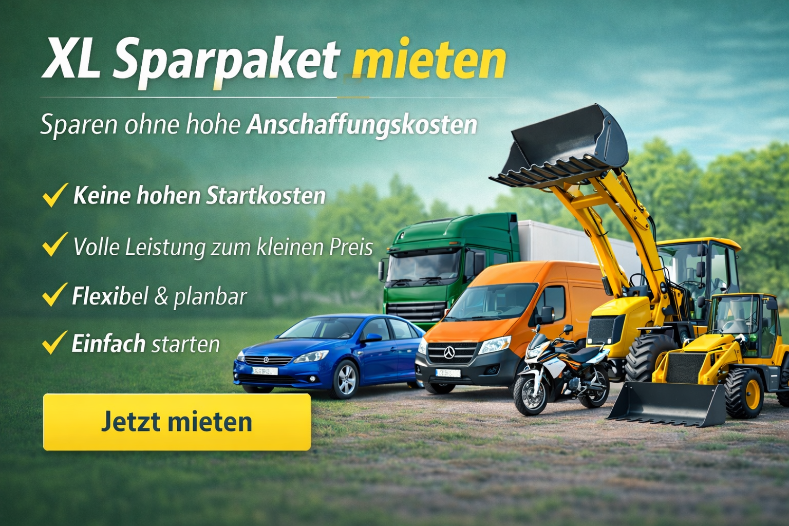 XL Spar Paket Mieten